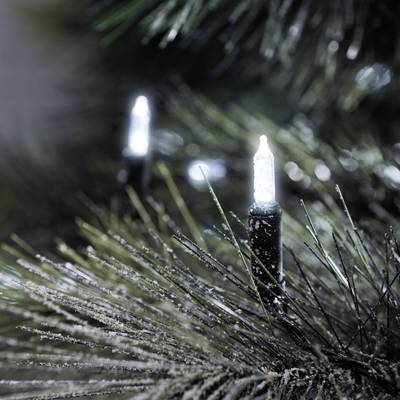 Konstsmide 6060-200 Miniljusslinga Utomhus 230 V Antal ljuskällor 120 LED Kallvit Belyst längd: 17.85 m
