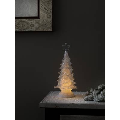 Konstsmide 2803-000 Acryl-Figur Julgran Varmvit LED Klar