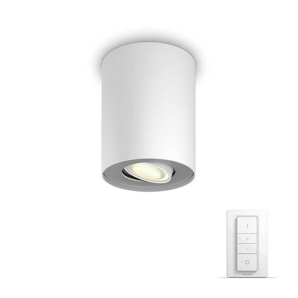 Philips Lighting Hue Takspotlight Pillar GU10 5.5 W Neutralvit Conrad.se