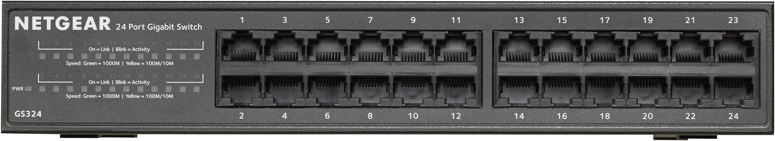 NETGEAR GS324-100EUS GS324-100EUS Nätverks-switch 26 + 2 Port