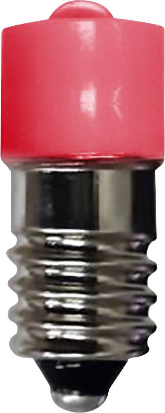 Barthelme LED lampa E10 Röd 24 VDC, 24 VAC 53120211 Barthelme LED lampa BA15d Vit 230 VAC 16 lm 52162415
