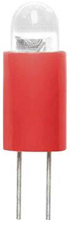 Barthelme LED signallampa BiPin 3.17 mm Röd 12 VDC 70117211 Barthelme LED lampa BA15d Vit 230 VAC 16 lm 52162415