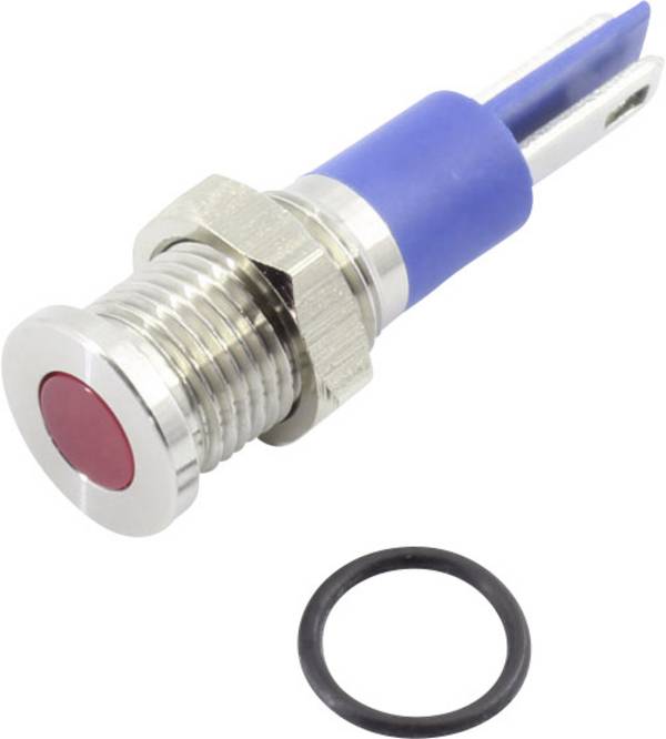 TRU COMPONENTS 1605969 LED-signallampa Röd 24 V DC/AC 70 mcd