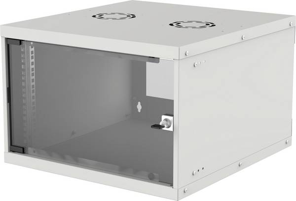 Intellinet Basic Line 6HE 19" väggskåp (B x H x D) 540 x 353 x 400 mm 6 U Grå-vit (RAL 7035)