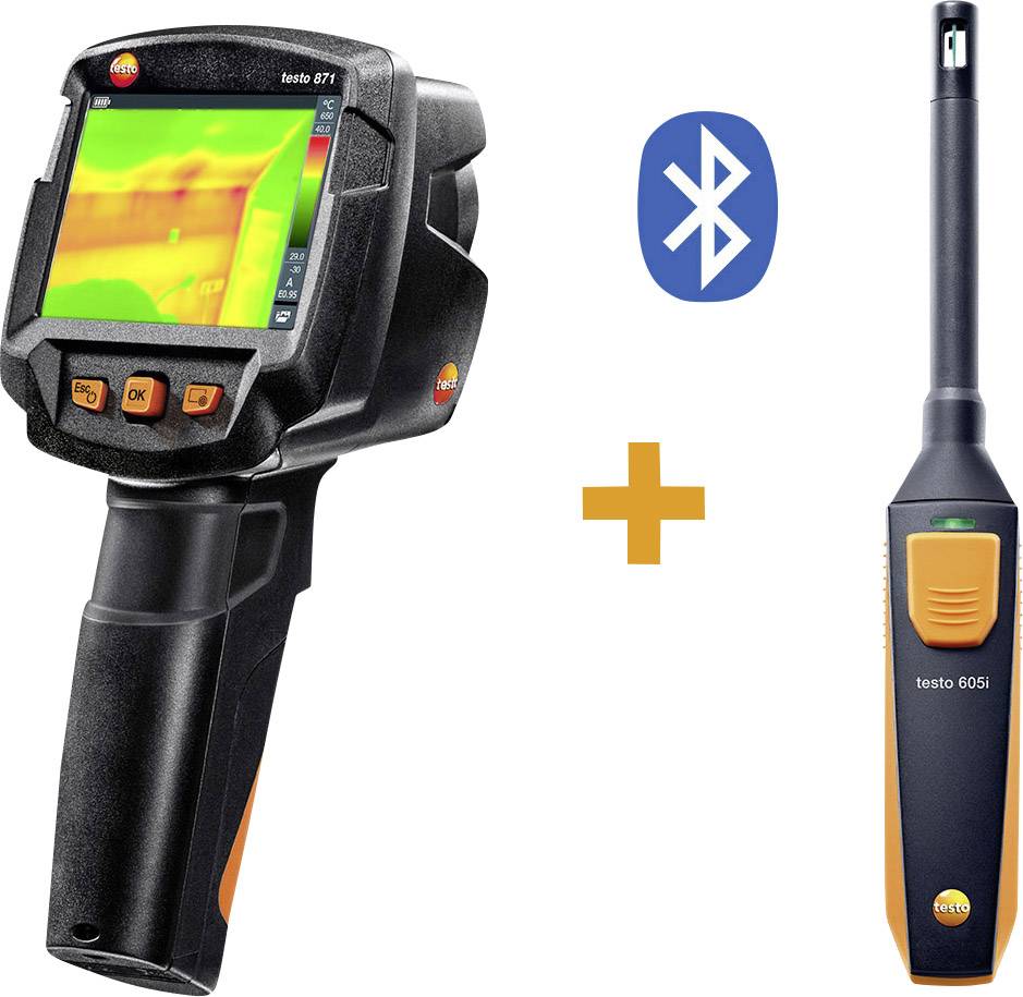 testo 871 KIT Värmekamera -30 till +650 °C 240 x 180 Pixel 9 Hz
