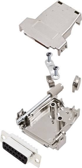 encitech DSSK15-M-DMS-K 6355-0084-32 D-Sub honkontakt set 45 °, 180 °, 45 ° Antal poler: 15 Lödhona 1 st
