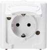 Kopp 103302007 Utomhus strömställare Komplett Vägguttag lock BlueElectric Arktisvit 1 st