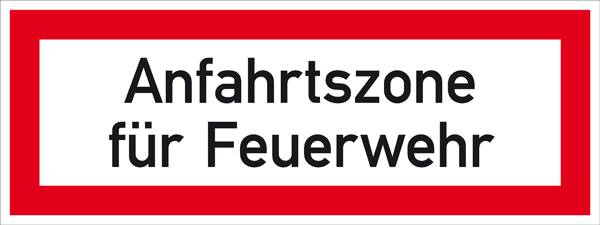 SafetyMarking 11.2648 Hänvisningsskylt Åtkomstzon för brandkår Aluminium (B x H) 594 mm x 210 mm 1 st