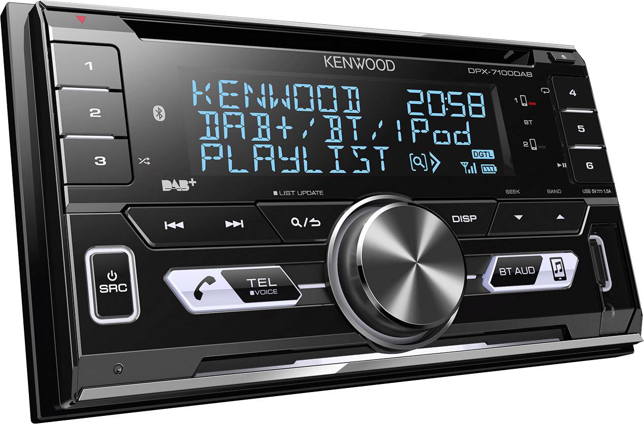 Kenwood DPX-7100DAB Bilstereo Dubbel-DIN Bluetooth ...