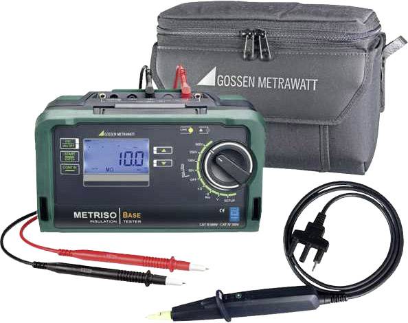 Gossen Metrawatt METRISO BASE - Set Isolationsprovare Kalibrerad (DAkkS) 50 V, 100 V, 250 V, 500 V 100 GΩ