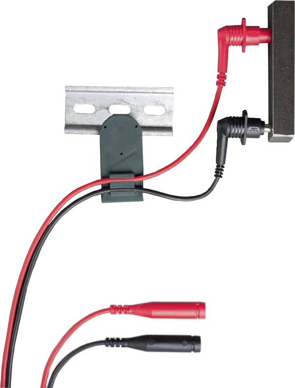 Gossen Metrawatt Z502Z Säkerhets-mätledning-Set Prob 4 mm hylsdon  Svart, Röd 1 st