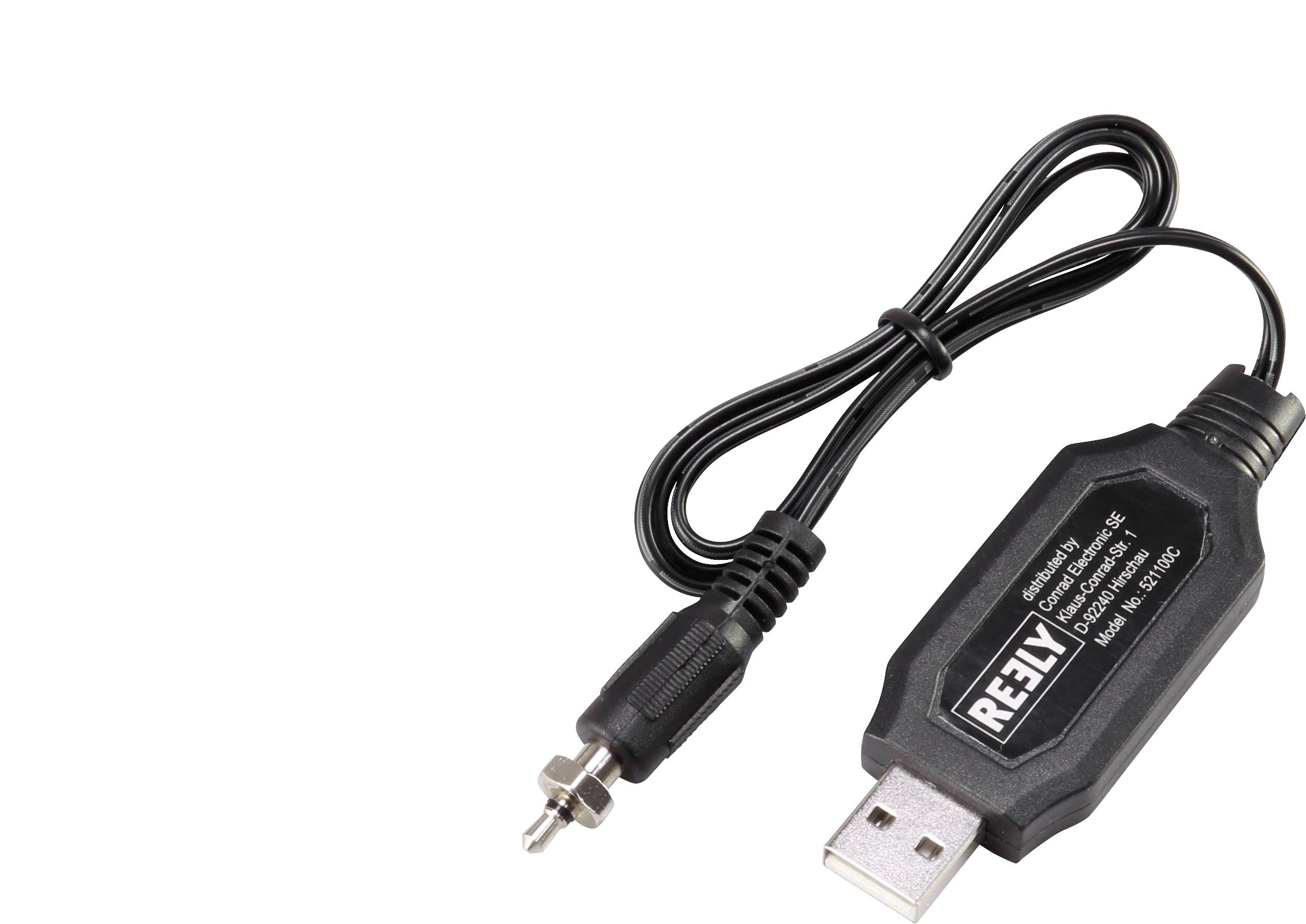 Svart USB-kabel med RCA-kontakt på ena änden och USB-kontakt på den andra, mot vit bakgrund.