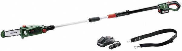 Bosch Home and Garden 06008B3100 UniversalChainPole 18 Batteri Grensåg Axelrem, inkl. batteri, inklusive laddningsstation  18 V Li-Ion