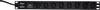 LogiLink PDU8A01 19 tum Nätverksskåp-förgreningsdosa 1 U IEC C13 10A Fast montering, med switch Svart
