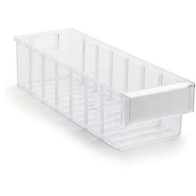 Treston 4015-1 Smådelsförvaring (B x H x D) 132 x 100 x 400 mm Transparent 20 st