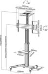 SpeaKa Professional TV-rullvagn 94 - 177,8 (37
