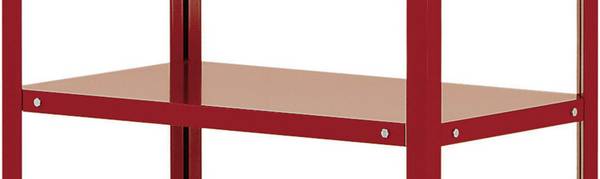 Manuflex  TT3618.7035  Etagehyllor  Stålbleck pulverlackerat Last (max.): 120 kg Ljusgrå