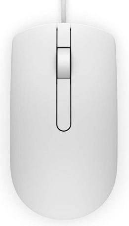 Dell MS116 WiFi mus USB Optisk Vit 3 Knappar 1000 dpi