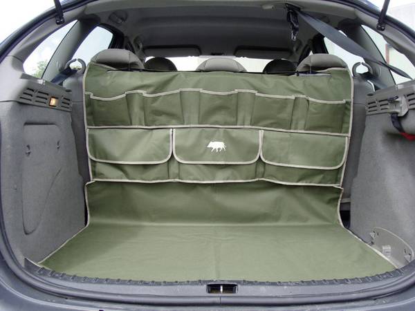 Berger & Schröter 31803 Bagageutrymmesskydd  Plast (L x B x H) 100 mm x 113 cm x 2 mm Grön