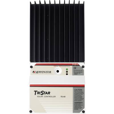 En 'TriStar TS-45 Solar Controller' med LED-indikatorer för statusövervakning. Enheten används för styrning och övervakning av solarsystem.