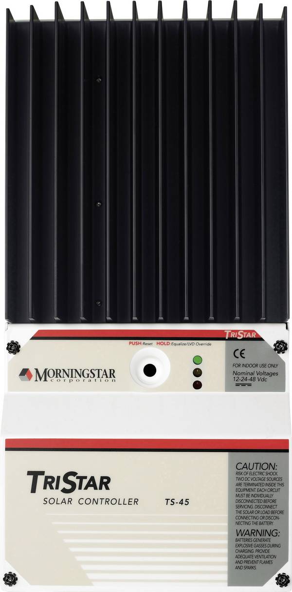 Morningstar TS-45 Solenergi laddningsstyrenhet PWM 12 V, 24 V, 36 V, 48 V 45 A