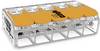 WAGO 221-615 221 Kopplingsklämma Flexibel: 0.5-6 mm² Styvhet: 0.5-6 mm² Antal poler: 5 1 st Transparent, Orange