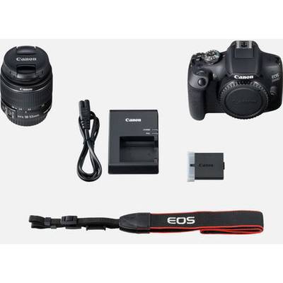 Canon EOS-2000D Systemkamera Digital EF-S 18-55 mm IS II 24.1