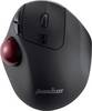 Perixx PERIMICE-717 D Trackball Trådlös Laser Svart 7 Knappar 2000 dpi Ergonomisk, Inbyggd trackball