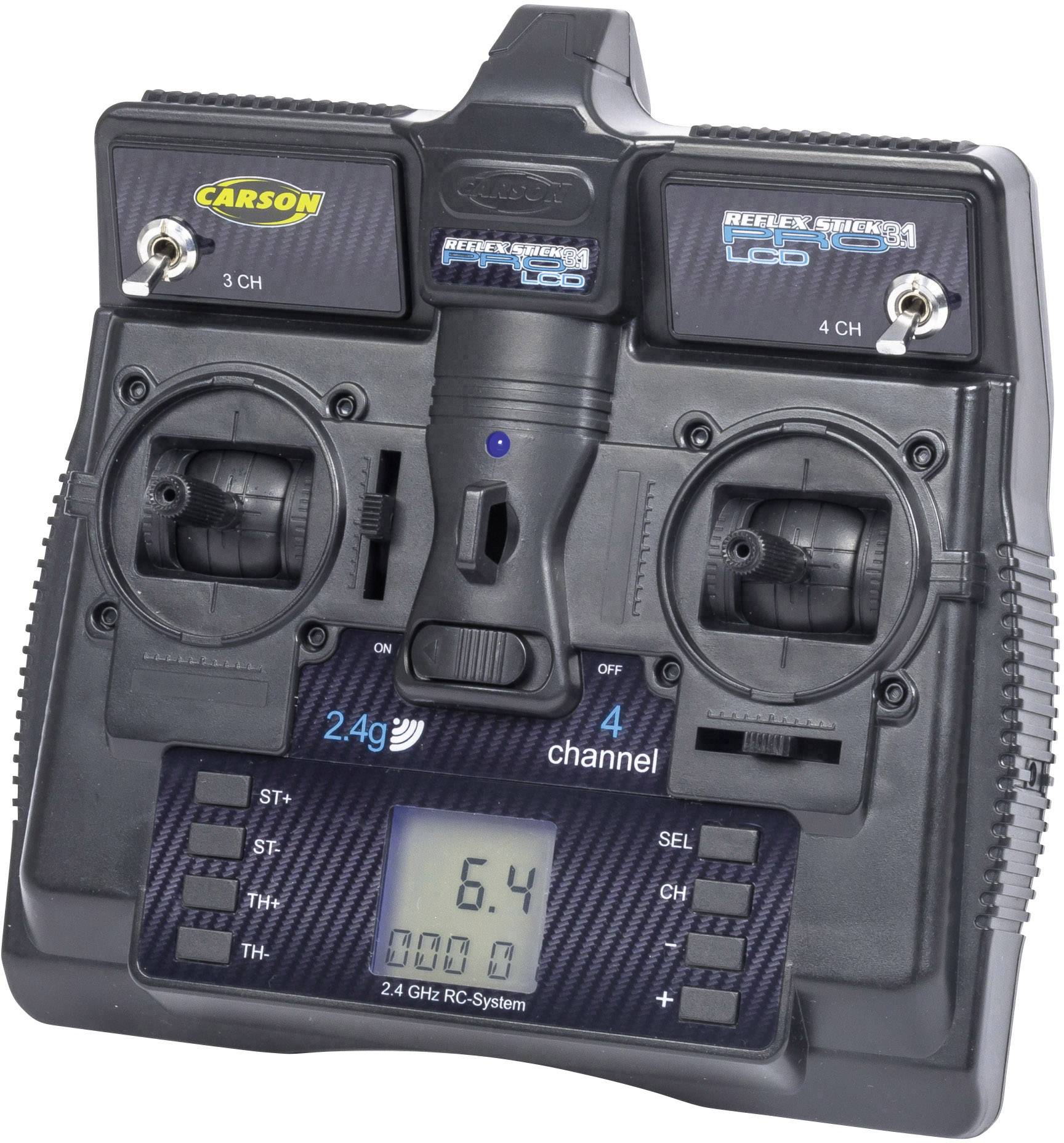 Carson Modellsport Reflex Stick Pro 3.1 Sändare 2,4 GHz Antal kanaler: 4 inkl. mottagare