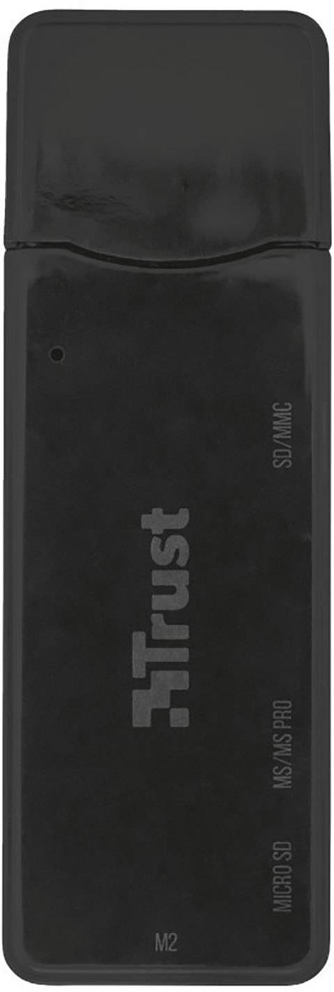 Svart USB-sticka från Trust med trycket 'GIGABYTE USB 3.0'.