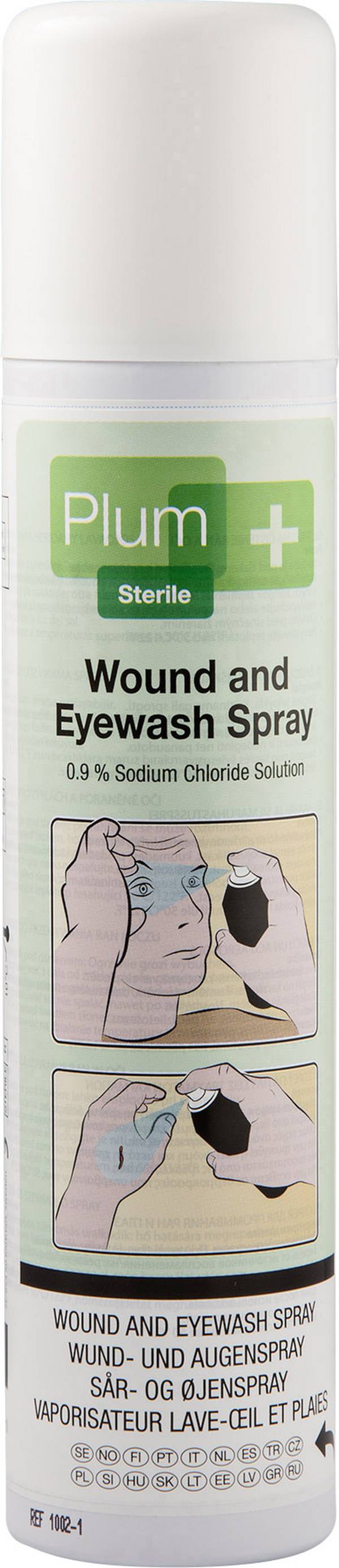 PLUM 4554  Sår- och ögonspray Med ögondusch