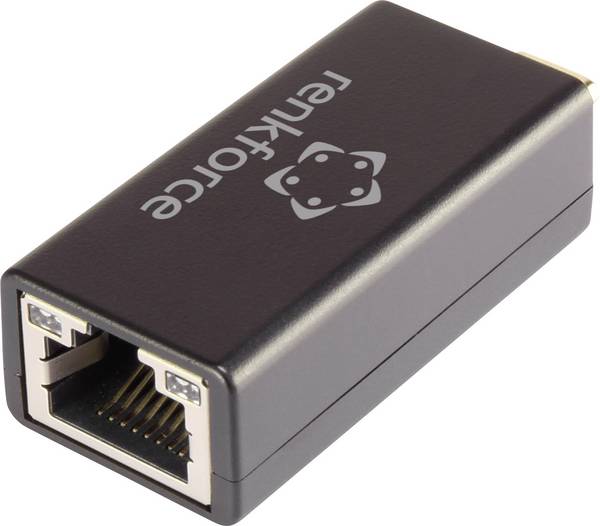 Renkforce RF-3386050 Nätverksadapter  1000 MBit/s USB-C® (USB 3.2 Gen 1), Gigabit-LAN (1 Gbit/s)