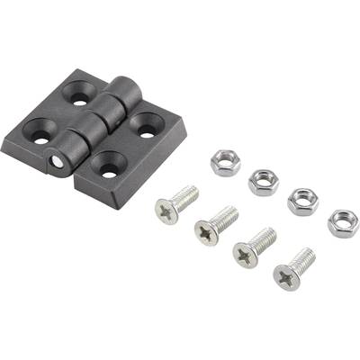 Basetech Plast-gångjärn 53x44x8mm 53 mm 1 st