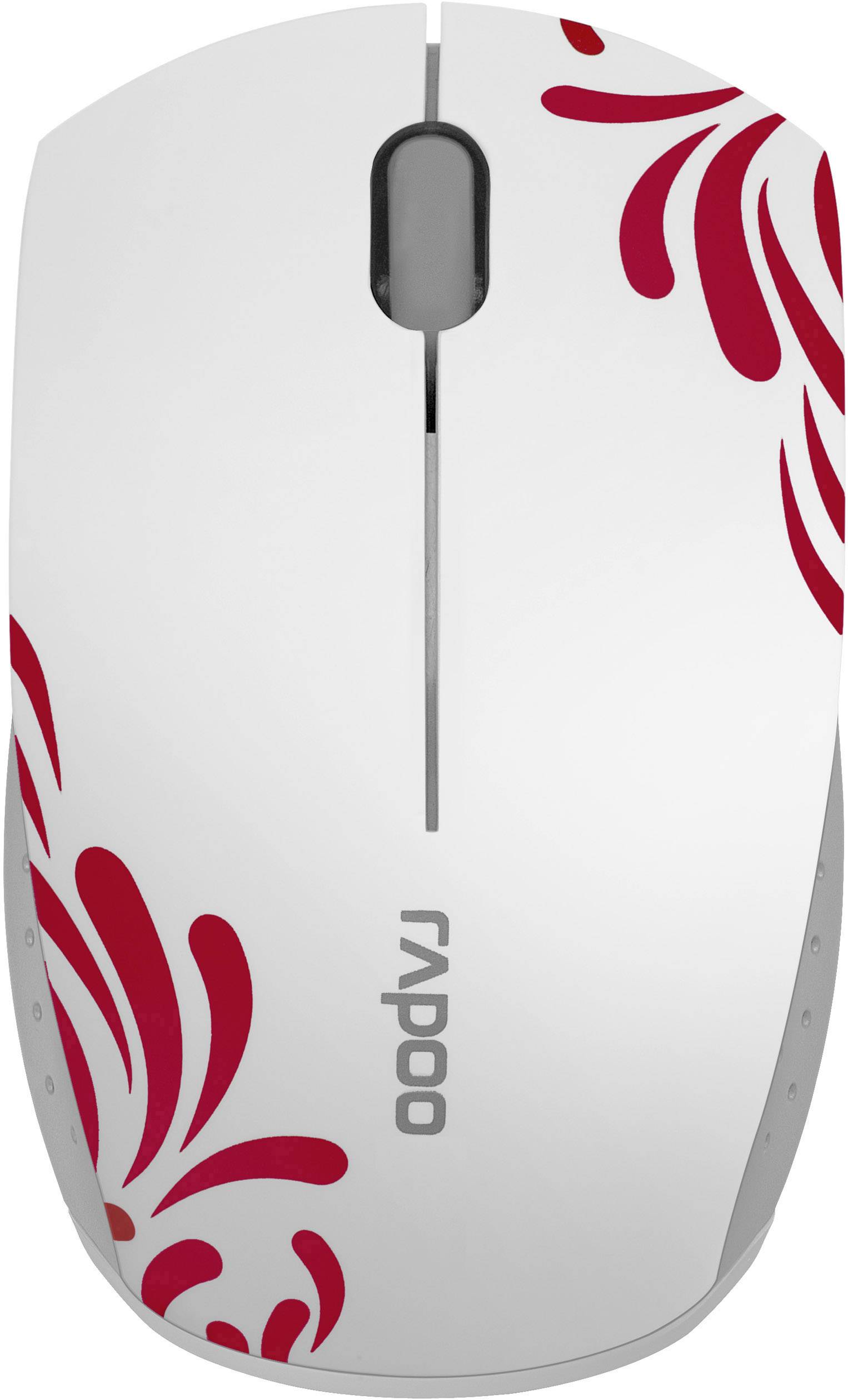 Rapoo 3300P+ WiFi mus Trådlös Optisk Vit 2 Knappar 1000 dpi