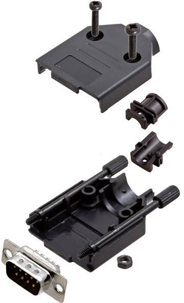 Amphenol L17DTPK-P-15+L717SDA15P D-Sub stiftlist set 180 ° Antal poler: 15 Lödhona 1 st