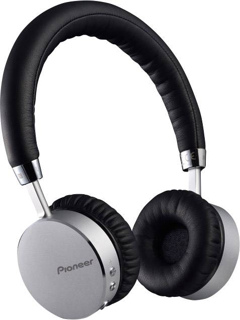 Bluetooth On-Ear Kopfhörer Silber Pioneer SE-MJ561BT Mikrofon/Freisprechfunktion, NFC, 15 Stunden Wiedergabe, hoher Tragekomfort, für Smartphone, Tablet, MP3 Player, Aluminium Design S 