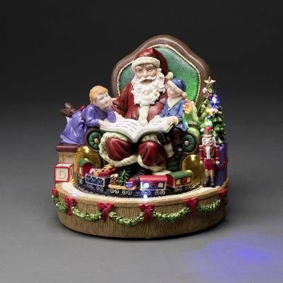 Konstsmide 4215-000 LED-Szenerie Jultomte RGBW LED Flerfärgad valbar strömförsörjning, med animation, med julsånger, med