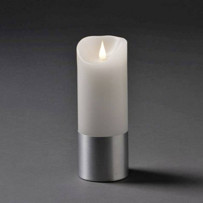 Konstsmide 1823-300 LED-Echtwachskerze Vit Varmvit