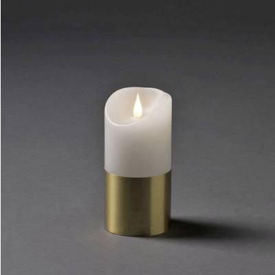 Konstsmide 1821-600 LED-Echtwachskerze Vit Varmvit