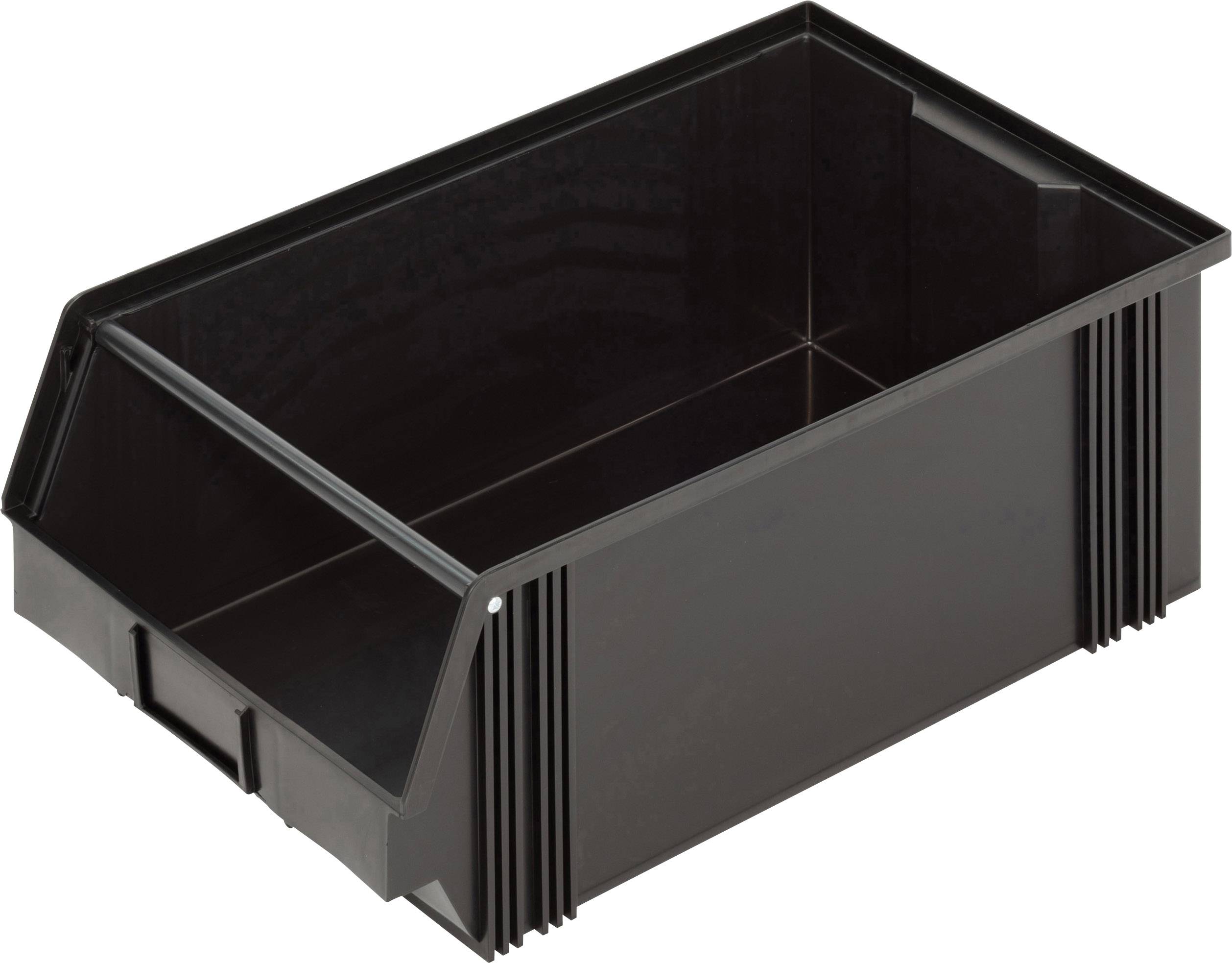 Alutec 1394002197 ESD Plastlåda CB2MC (B x H x D) 300 x 200 x 500 mm Svart 1 st