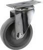 TOOLCRAFT TO-5137935 Länkhjul 100 mm med skruvplatta Bärförmåga (max. ): 125 kg