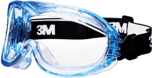 3M Fahrenheit FHEITAF Heltäckande skyddsglasögon  Blå, Svart