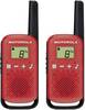 Motorola Solutions B4P00811RDKMAW TALKABOUT T42 rot PMR-walkie talkie Set 2 st