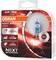 Förpackning för en 'OSRAM Night Breaker Laser H7 12V 55W' billampa. Ger upp till 150% mer ljusstyrka och upp till 150 meters ljusstråle.