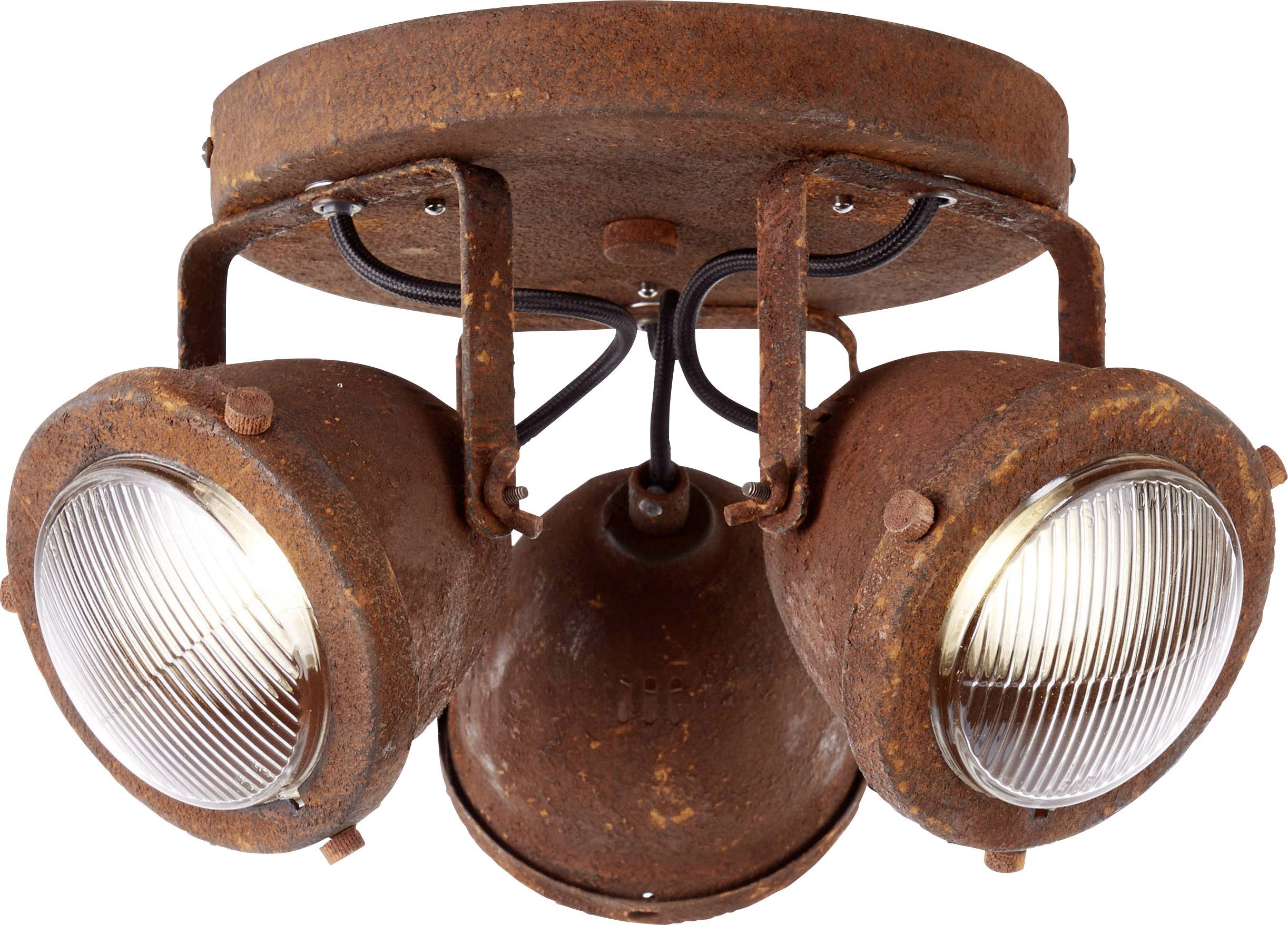 Takspotlights LED GU10 12 W Brilliant Carmen G55434/55 Rostfärgad Conrad.se