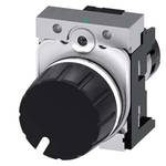Siemens Potentiometer 22mm rund metall svart 1K Ohm