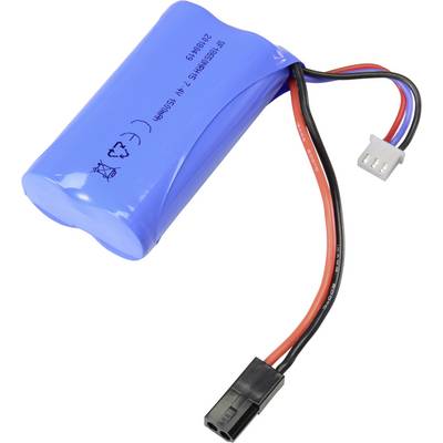 Reely RC Batteripack (Li-ion) 7.4 V 1500 mAh Antal celler: 2 1 C Racingtyp Mini-kontakt-0
