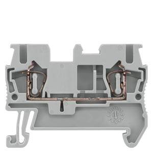 Siemens 8WH20000AF04 Terminal med genomföring 5.2 mm Fjäderdraganslutning Orange 50 st Piece
