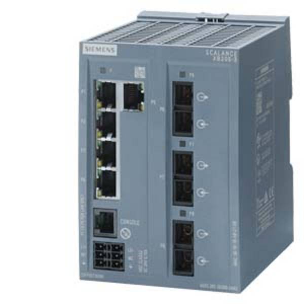 Siemens 6GK52053BD002AB2 6GK5205-3BD00-2AB2 Industrial Ethernet Switch  10 / 100 MBit/s