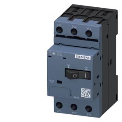 Siemens 3RV1611-0BD10 Brytare 1 st Inställningsområde (ström): 0.2 A (max) Växelspänning (max.): 690 V/AC (B x H x D) 45
